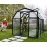 Small Greenhouse Eco Grow 6ft x 6ft Rustic Green 6x6